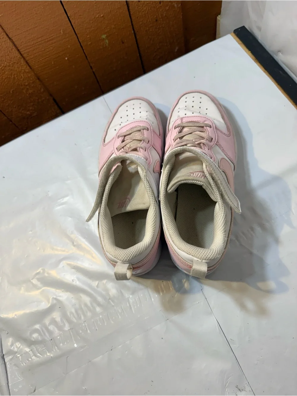 Nike Court Borough Low Recraft girls sneakers size 3Y